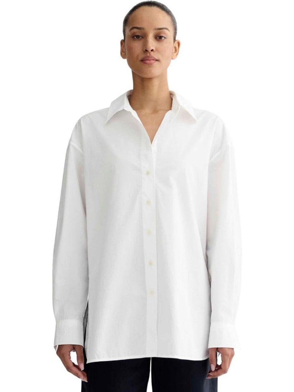 Ultrasoft Cotton Boyfriend Shirt for Women - Casual Chic Top, Perfect Fit